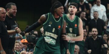 Euroleague: Ο Παναθηναϊκός νίκησε με 91-85 τη Βιλερμπάν με κορυφαίους τους Χολμς και Ναν