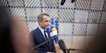 Κ. Μητσοτάκης στη  Σύνοδο Κορυφής της ΕΕ στις Βρυξέλλες: "Όσο η Τουρκία έχει εκκρεμές casus belli και αμφισβητεί την κυριαρχία ελληνικών νησιών στο Αιγαίο, δεν μπορεί να συμμετέχει στο πρόγραμμα SAFE"