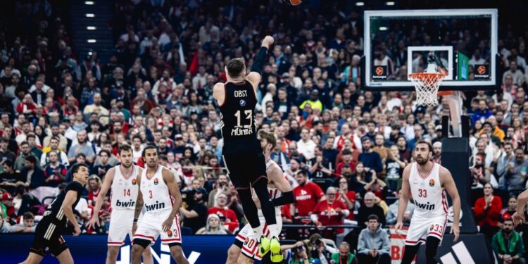 Euroleague: Ο Ολυμπιακός πέρασε άνετα με 96-71 από το Μόναχο - 4η νίκη για τον Ολυμπιακό