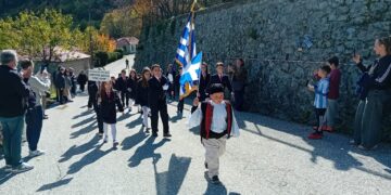 Καστανιά Καλαμπάκας: Μαθητική παρέλαση μετά από 27 χρόνια με παιδιά από τον Βόλο