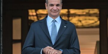 Ο Κ. Μητσοτάκης σήμερα στο Σινά για την ενθρόνιση του νέου Ηγουμένου της Ιεράς Μονής Αγίας Αικατερίνης Σινά, κ. Συμεών