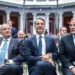 Συνάντηση Μητσοτάκη-Καραμανλή-Σαμαρά εν όψει παρουσίασης βιβλίου