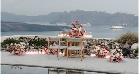 Κάντε τον γάμο σας μοναδικό με τη βοήθεια του Lifetime Affair Santorini