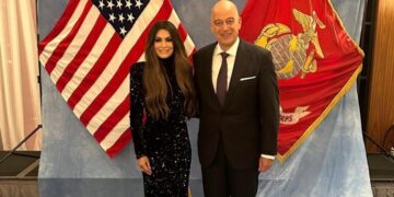 Συνάντηση Νίκου Δένδια - Κίμπερλι Γκίλφοϊλ