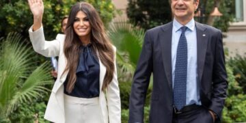 Συνάντηση Κυριάκου Μητσοτάκη με την Kimberly Guilfoyle