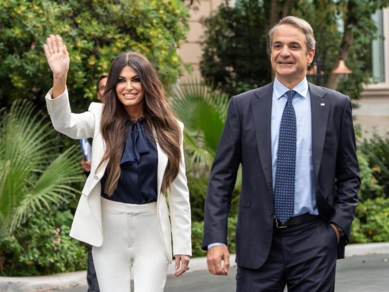Συνάντηση Κυριάκου Μητσοτάκη με την Kimberly Guilfoyle