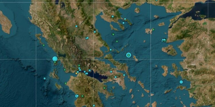 Σεισμική δόνηση 4,6 Ρίχτερ στη θαλάσσια περιοχή δυτικά της Σκύρου – Έγινε αισθητός στην Αττική