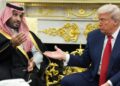 Συνάντηση Τραμπ με τον ηγέτη της Σαουδικής Αραβίας Μοχάμεντ μπιν Σαλμάν στον Λευκό Οίκο