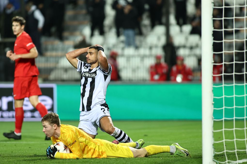 Europa League: Την ευκαιρία για απευθείας πρόκριση στην 8άδα έχασε ο ΠΑΟΚ με την ισοπαλία 1-1 με την Μπραν στην Τούμπα