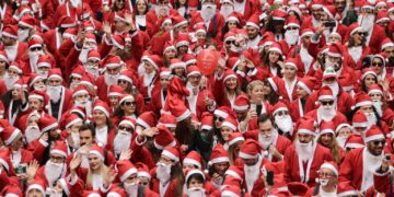 Σε εφαρμογή σήμερα κυκλοφοριακές ρυθμίσεις στην Αθήνα λόγω του «Athens Santa Run 2025»