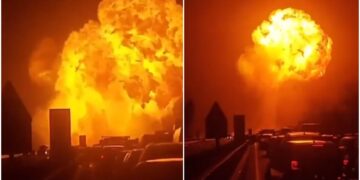 Σοκαριστικό ατύχημα στην Ιταλία: Φορτηγό LPG συγκρούστηκε με αυτοκίνητο – Τεράστια έκρηξη με πύρινο μανιτάρι