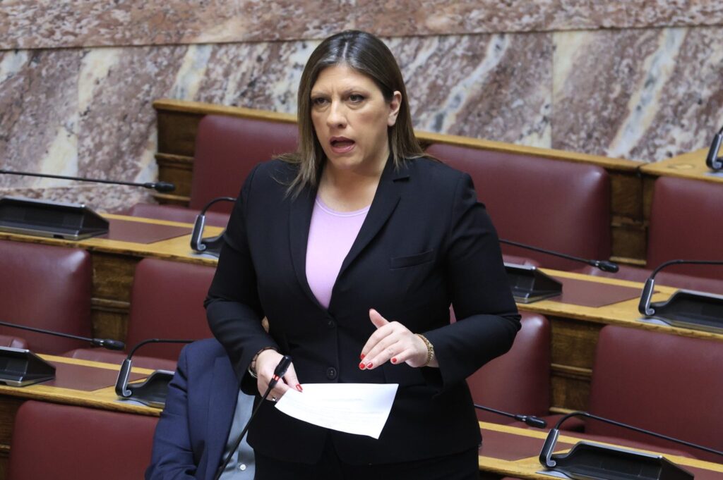 Η Ζωή Κωνσταντοπούλου κατέθεσε αίτημα προς τον Νικήτα Κακλαμάνη για σύγκληση της Βουλής μετά τις εξελίξεις στη Βενεζουέλα