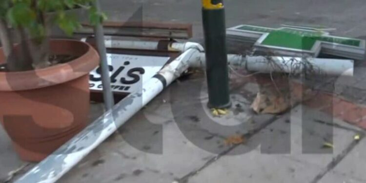 Απίστευτο περιστατικό στα Πατήσια: Πινακίδα φαρμακείου έπεσε και τραυμάτισε 15χρονη μαθήτρια στο κεφάλι