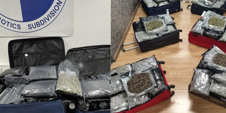 Αεροδρόμιο «Ελ. Βενιζέλος»: Συνελήφθησαν τρεις Αμερικανίδες που θα ταξίδευαν στο Μιλάνο με 73 κιλά ναρκωτικών μέσα στις βαλίτσες τους