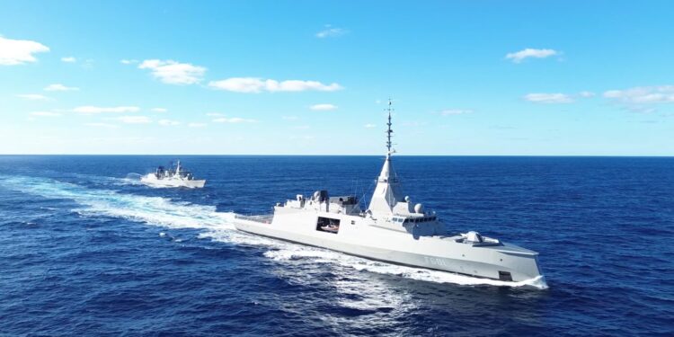 Ν. Δένδιας για την πρώτη ελληνική φρεγάτα Belharra: "Σύμβολο μιας νέας εποχής για το Πολεμικό Ναυτικό"