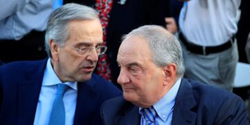 Νέα κοινή εμφάνιση Καραμανλή – Σαμαρά