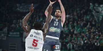 Euroleague: Ο Παναθηναϊκός, με MVP τον Τολιόπουλο επέστρεψε στις νίκες με 93-74 επί της Μπασκόνια