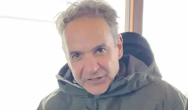 Ο Κ. Μητσοτάκης στο Χιονοδρομικό Κέντρο Καλαβρύτων