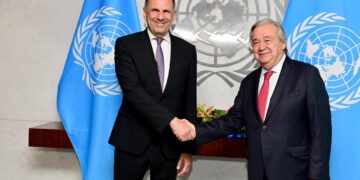 Συνάντηση Γεραπετρίτη με τον ΓΓ του ΟΗΕ Αντόνιο Γκουτέρες στη Νέα Υόρκη για το Κυπριακό, τις εξελίξεις στη Συρία, το Παλαιστινιακό και την κατάσταση στη Λιβύη