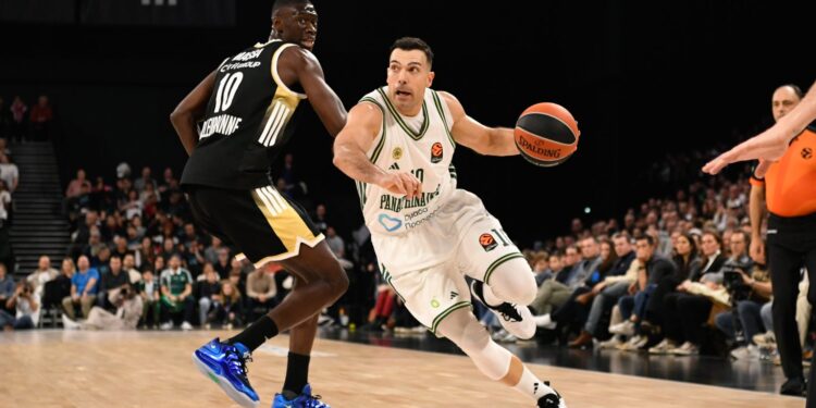 Euroleague: Με ηγέτη τον Σλούκα ο Παναθηναϊκός νίκησε στην έδρα της την Βιλερμπάν με 79-78