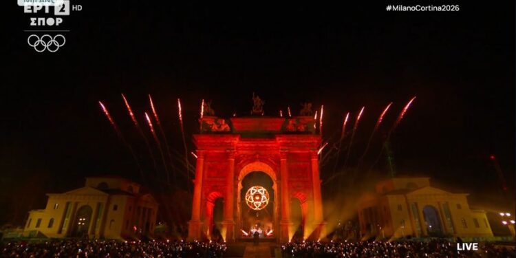 Θεαματική και φαντασμαγορική η τελετή έναρξης των Χειμερινών Ολυμπιακών Αγώνων– Πρώτη στην παρέλαση η Ελλάδα με την Νεφέλη Τίτα