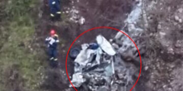 Ευρυτανία: Νεκρός 59χρονος μετά από πτώση αυτοκινήτου σε γκρεμό στον οδικό άξονα Προυσού και Τόρνου 