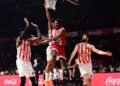 Euroleague: Ο Ολυμπιακός νίκησε 92-86 τον Ερυθρό Αστέρα και παραμένει δεύτερος σε απόσταση αναπνοής από την κορυφή