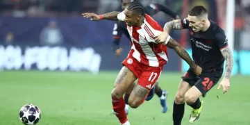 Champions League: Ο Ολυμπιακός έχασε 2-0 από την Μπάγερ Λεβερκούζεν στο Καραϊσκάκης - Στις 24 Φεβρουαρίου η ρεβάνς στην BayArena