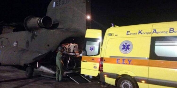 Επιχείρηση επείγουσας αεροδιακομιδής για Γαλλίδα που τραυματίστηκε στην Παλαιόχωρα Χανίων