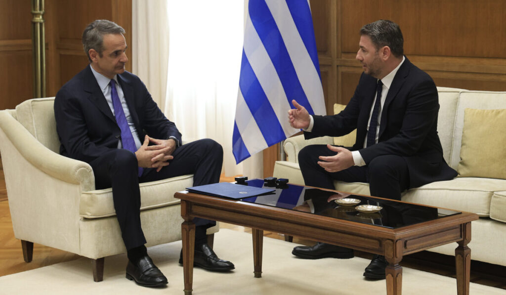 Κ. Μητσοτάκης στη συνάντηση με Ν. Ανδρουλάκη: "Προτεραιότητά μας η προστασία και ο ασφαλής επαναπατρισμός των εγκλωβισμένων Ελλήνων"