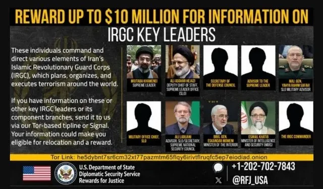 Οι ΗΠΑ επικήρυξαν με 10 εκατ. δολάρια τους Χαμενεΐ-Λαριτζάνι