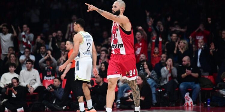 Euroleague: Ολυμπιακός – Φενέρμπαχτσε 104-87, με εκπληκτικό Φουρνιέ που έκανε ρεκόρ καριέρας