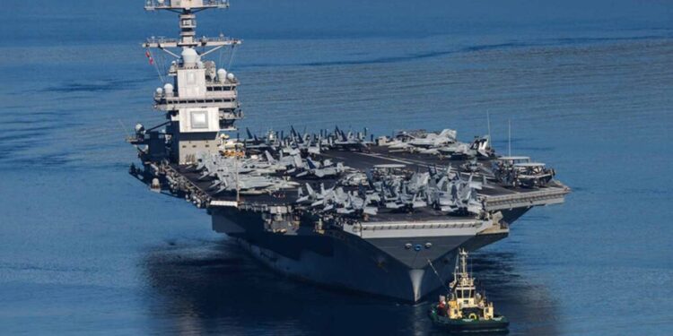 Κρήτη: Στο λιμάνι της Σούδας στα Χανιά το αεροπλανοφόρο Gerald R. Ford