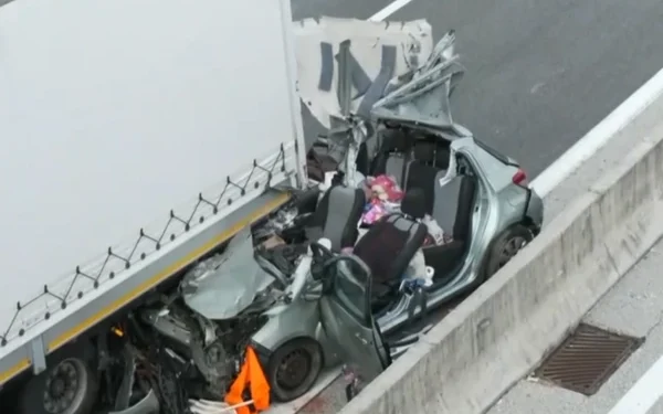 Θανατηφόρο τροχαίο στην Εγνατία Οδό, στο ρεύμα από Ιωάννινα προς Θεσπρωτία: 2 νεκροί και 3 τραυματίες