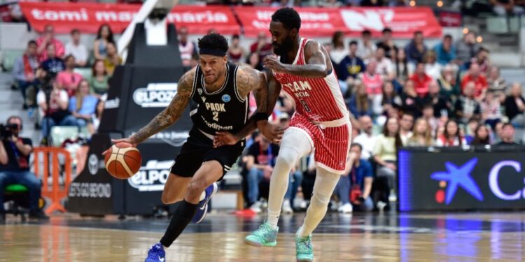 FIBA Europe Cup: Στον τελικό ο ΠΑΟΚ μετά ρην γλυκειά" ήττα 89-85 στην Ισπανία από την Μούρθια