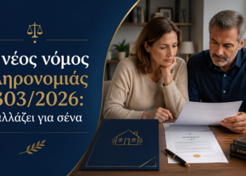 Ο νέος νόμος κληρονομιάς 5303/2026: τι αλλάζει για σένα